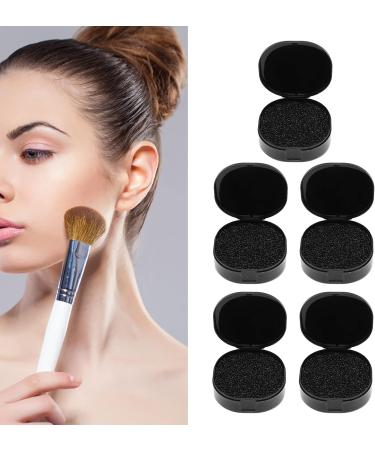 5 Piece Makeup Brush Cleaner Sponge Set Professional Beauty Blender Cleaner Portable Eyeshadow Brush Color Removal Cleaner Sponge - Buy Online on GoSupps.com
