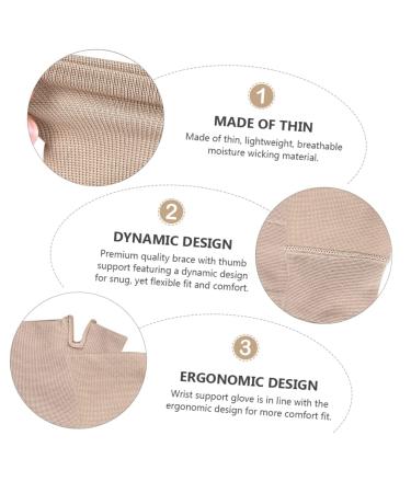 Buy Fingerless Gloves - 2 Pairs Pressure Wrist Support for Carpal Tunnel Tendonitis & Rheumatoid Arthritis | Comfortable Spandex Sports Brace - Buy Online on GoSupps.com