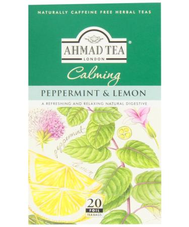 Ahmad Tea Peppermint & Lemon: Refreshing Herbal Infusion | Buy Online - Buy Online on GoSupps.com