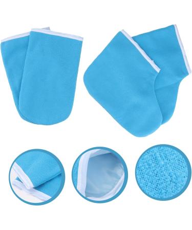 Ensemble De Couvre-pieds Et Mains Pour Bain De Cire 1 De Moufles 1 De Chaussettes Pour Soins Spa Et P dicure La Paraffine - Buy Online on GoSupps.com