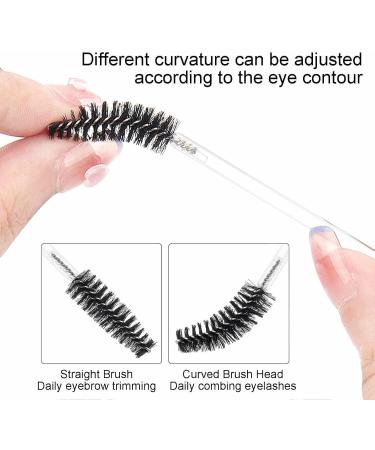 Mascara Wands | Spiral End Mascara Brush Soft Bristles | Eyelash Applicator Eyelash Maintenance Makeup Kits for Women Eyelash Extensions Coatuiyo - Buy Online on GoSupps.com