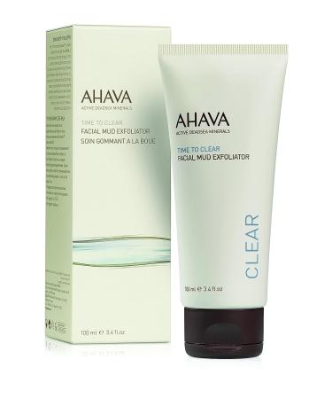 AHAVA Facial Mud Exfoliator 3.4 Fl Oz - Gentle and Nourishing Skincare - Buy Online on GoSupps.com