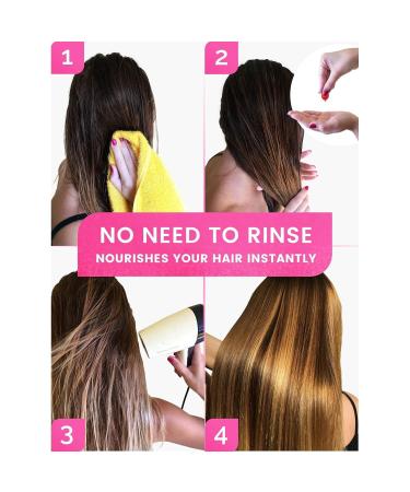 Buy Hair Treatment Serum - Argan Macadamia & Avocado Oils - No Rinse Conditioner for All Hair Types - Vitamins A E & Pro B5 - International Shipping Available - Buy Online on GoSupps.com