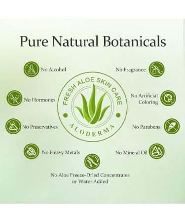 Aloderma 24K Gold Leaf Aloe Gel - Age-Defying Essence for Youthful Skin | Hydrating Allantoin & Hyaluronic Acid | 7oz Luxury Moisturizer - Buy Online on GoSupps.com