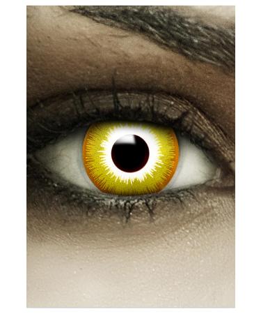 FXCONTACTS Colored Contact Lenses Halloween yellow AVATAR 2 pieces (1 pair) Without prescription - Buy Online on GoSupps.com