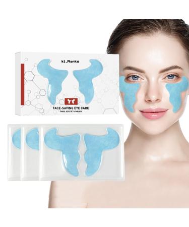 Lueear Under Eye Patches For Dark Circles | 3 Pairs Eye Moisturizer | Effective Moisturizing Natural Easy To Use Safe Hydrating Eye Patches For Dark Circles And Puffiness To Smooth Eye Reduce