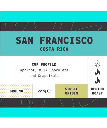 Coffee Ground for Cafetiere 227g Bag Costa Rica Ground Coffee Chocolate & Fruits Notes 100% Arabica Medium Roast Speciality Freshly Roasted Single Origin (We Are Coffee Co) Ground Cafetiere 227 g (Pack of 1) - Buy Online on GoSupps.com