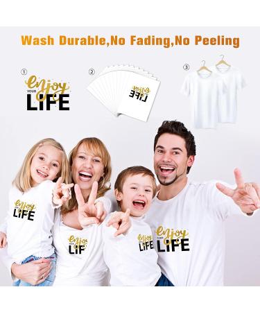 30 Sheets Heat Transfer Paper for White/Light Fabric 8.3 x 11.7 - T Shirt Iron-on Transfer Paper - Inkjet Printers - Washable, No Cracking or Fading - Buy Online on GoSupps.com