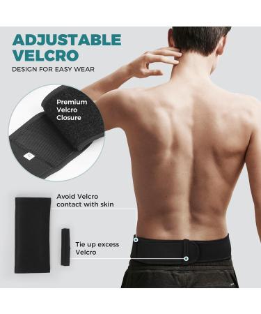 Fanwer Ostomy Belt Black - Stealth Colostomy Support & Wrap for Active Lifestyle | XL Ostomy Bag Cover - Buy Online on GoSupps.com