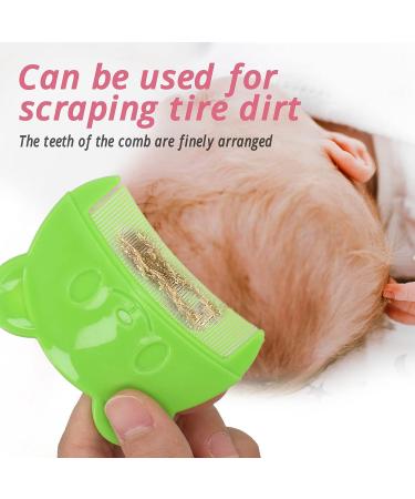 2PCS Baby Hair Brush and Comb Set for Newborns and Toddlers - Soft Sensory Bristles - Green - Buy Online on GoSupps.com