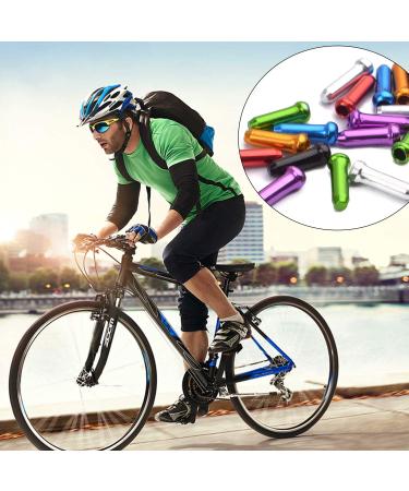 100pcs Cable End Caps - Cycling Brake and Shifter Tips for Road and Mountain Bikes | Random Color - Buy Online on GoSupps.com