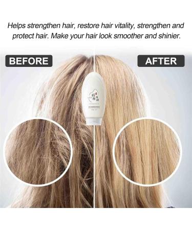 AHIOJEGX Hair Mask with Rice Water Hair Cream with Rice Fermentation Essence Shampoo and Conditioner with Rice Fermentation Deep Conditioning Hair Mask - Buy Online on GoSupps.com