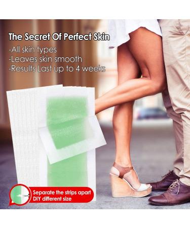 Waxing Strips 40 Count - Body Hair Removal for Women & Men - Underarms, Arms, Legs - Instant Results - Pack of 1 - Buy Online on GoSupps.com