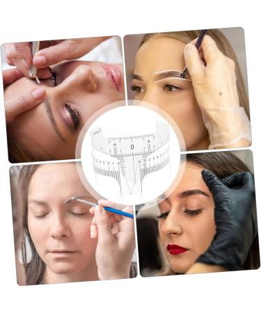 NOLITOY 10pcs Eyebrow Design Ruler Eyebrow Measurer Eyebrow Shape Ruler Measuring Ruler Eyebrow Trimming - Buy Online on GoSupps.com