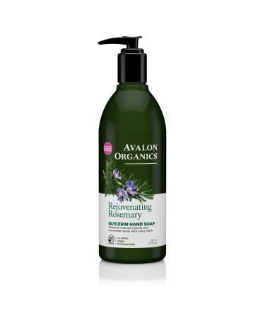 Avalon Organics Glycerin Hand Soap Rejuvenating Rosemary, 12 oz