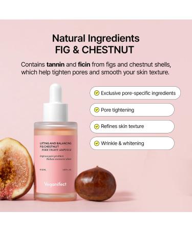 Lifting & Balancing Fig Chestnut Serum | Vegan Pore Tightening Niacinamide for Sensitive Skin - 1.69 Fl Oz - Buy Online on GoSupps.com