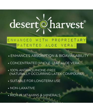 Desert Harvest Low-Acid Multi-Vitamin Supplement - B6-Free pH Balanced Formula | 90 Capsules - Buy Online on GoSupps.com