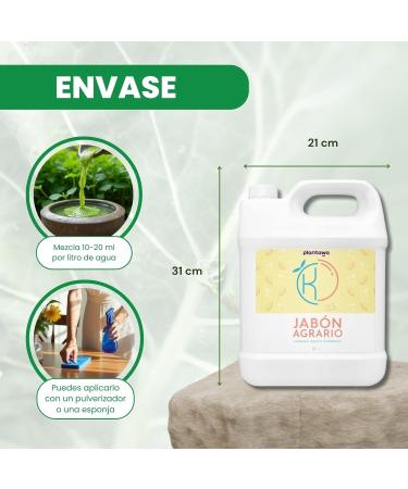  PLANTAWA PLANTAWA Potassium Soap 10L Acts by contact Improving Plant Defense 100% Natural Aphid Whitefly Red Spider Mealybug  - Buy Online on GoSupps.com