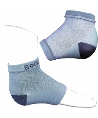 Cracked Heels Repair Bundle: 2 Pairs of Gray Moisturizing Silicone Gel Heel Socks with OKeeffes Healthy Feet Cream - Home Foot Skin Care - Buy Online on GoSupps.com