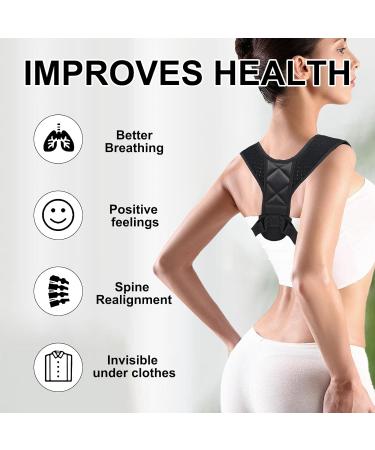 Back Posture Corrector Back Straightener Posture Brace Adjustable Posture Correcting Brace Upper Back Brace Posture Corrector Spine Straightener for Men and Women with a Storage Bag - Buy Online on GoSupps.com