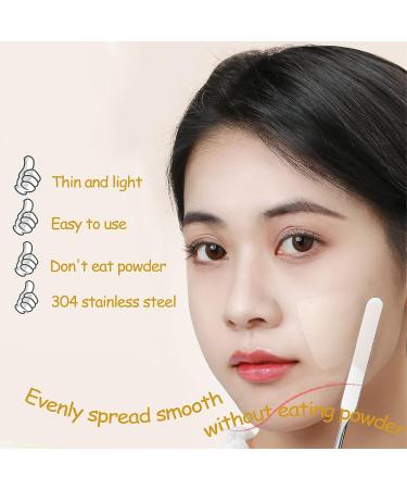 3 PCS Stainless Steel Makeup Spatula Set | Professional Facial Mixing Stick for Makeup Artists - Buy Online on GoSupps.com