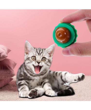 Lickable Cat Treats Catnip Ball- Cat Catnip Cat Catnip- Cat Snacks Candy Ball Pastable Energy Nutrition Licking Sweet Ball for Kitten Cat (8pcs) Cat Lick Snack - Buy Online on GoSupps.com