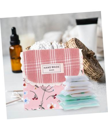 3pcs Period Bag Set - Menstrual Pad & Nursing Pad Holder, Tampon & Makeup Organizer Storage Bags - Buy Online on GoSupps.com