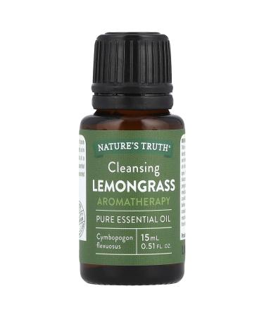 Nature's Truth 100% Pure Essential Oil Lemongrass 0.51 Fl Oz