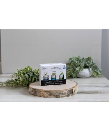 100% Pure Essential Oil Variety 3 Pack 15ml (Eucalyptus Peppermint Tea Tree) - Buy Online on GoSupps.com