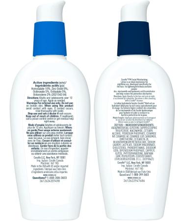 CeraVe Face Cream BUNLDE Cerave AM Facial Moisturizing Lotion with SPF 30 & PM Facial Moisturizing Lotion Formulated with Hyaluronic Acid & Ceramides Non-Greasy Gentle on Skin & Fragrance-Free Day & Night face cream bundle - Buy Online on GoSupps.com