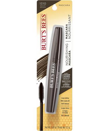 Burt's Bees 100% Natural Origin Nourishing Mascara in Black Brown - 0.4 Ounce (Pack of 1) - Buy Online on GoSupps.com
