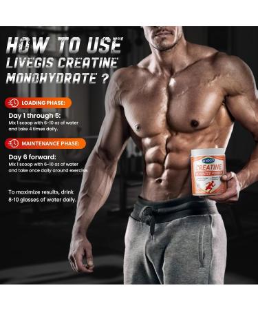 Creatine, Creatine Monohydrate Keto Friendly, Unflavored - Support Muscles, Cellular Energy and Cognitive - 17.63 Oz(500g) - 100 Servings (500g) 1.1 Pound (Pack of 1) - Buy Online on GoSupps.com