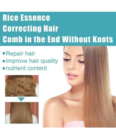PEAKSEE Fermented Rice Essence Hair Cream Moisturizing and Smoothing Hair Cream Deep Conditioning Rice Water Hair Mask Suitable for Frizzy and Damaged Hair - Buy Online on GoSupps.com