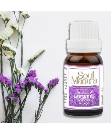 Soul Mantra Lavender Oil - Aromatherapy Essential Oil for Diffusers & Relaxation | 5ml 30ml Options - Buy Online on GoSupps.com