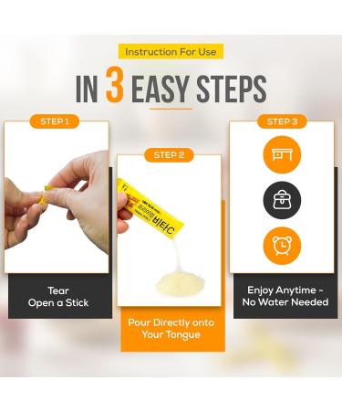 MOHNIC 200 Sticks Korean Vitamin C Powder with B2 Lemon Flavor VIT C Packets Natural C Blend Super C Mix Sufficient-C Style Pure C Blend from Korean Supplements - Buy Online on GoSupps.com