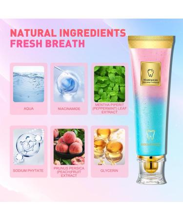 2Pcs Niacinamide Whitening Toothpaste Niacinamide Toothpaste Intensive Whitens Teeth Fresh Breath & Protects Tooth Enamel Deep Cleaning Care for Sensitive Teeth White 6.68 Fl Oz (Pack of 1) - Buy Online on GoSupps.com