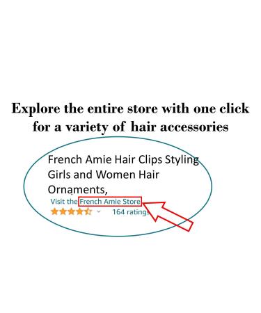 French Amie Oblong Handmade 3.5 Celluloid Automatic Hair Clip Barrette - Strong Hold Clip for Girls & Women - Paris Hair Accessories - Made in France (Tokyo Shell) - Buy Online on GoSupps.com