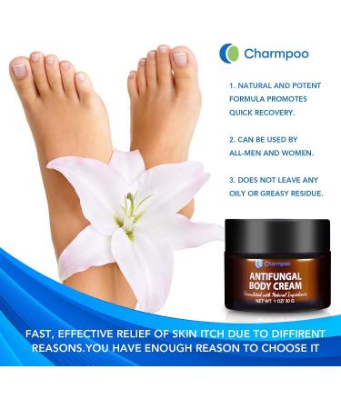 Antifungal Skin Cream 30g - Athlete's Foot, Nail Fungus, Jock Itch, Ringworm & Eczema Treatment for Men - Buy Online on GoSupps.com