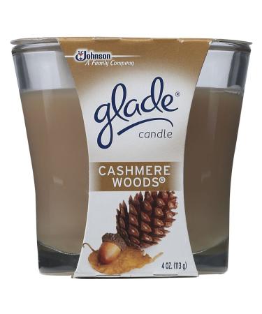 Glade Candle Cashmere Woods 4 Ounce