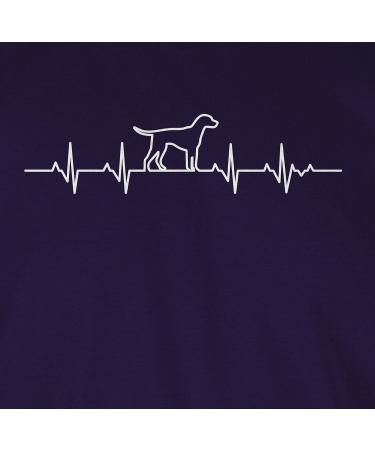 Shirtracer Women's Shirt - Heartbeat Dog Gift for Dog Owners - Purple XL - Buy Online on GoSupps.com