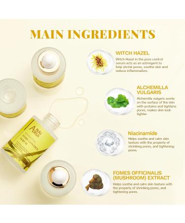 Pore Minimizer Serum - 100% Vegan Pore Exfoliating Solution 1 fl.oz - Buy Online on GoSupps.com