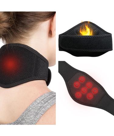 Neck warmer heated neck support self -heating neck bandage magnet therapy Neck support winter neck protection neckcroachs neck bandage thermal insulation neck theat pillow neck pain 7 magnets - Buy Online on GoSupps.com