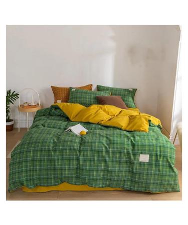 Bedding Sets Double Sided Duvet Cover Pillowcase Sheet Soft Comfort Double Duvet Cover Set Soft (C 4pcs 150x200cm)