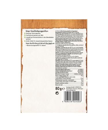 Seeberger Almonds Honey & Salt 13 Pack Roasted & Salted Halved Almond Kernels Vegetarian Snack for On-The-Go 80g Each - Buy Online on GoSupps.com
