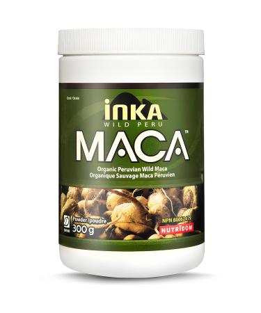 InkaMaca Organic Maca Root Powder 300g - Peruvian Maca for Women & Men No Sugar Additives Fillers and Preservatives.