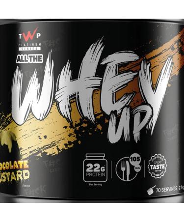 TWP Nutrition Platinum Series All The Whey Up Protein Powder Shake 23g Protein Low Fat Low Carbs 2.1kg/900g & 70/30 Servings 14 Great Flavours (Chocolate Custard 2.1kg) Chocolate Custard 2.1kg - Buy Online on GoSupps.com