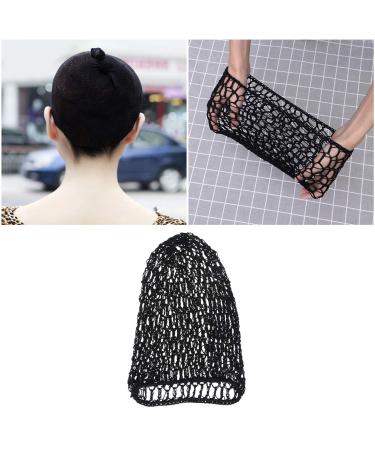 Beaupretty Elastic Wide Hair Net Bands - Black Rayon Snood Cover & Crochet Cap for Sleeping | Shop Internationally - Buy Online on GoSupps.com