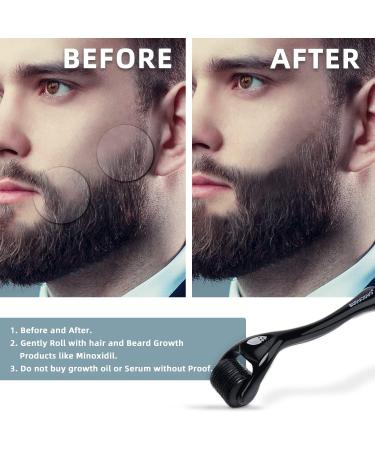 Professional Grade Derma Roller 1.5mm with Silver Needles - Beard & Hair Growth, Anti-Aging, Stretch Marks & Scars - Buy Online on GoSupps.com