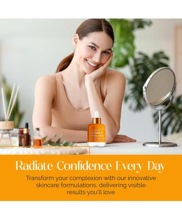 Bella Beauty Vitamin C Serum with Collagen - Dark Spot Reduction Skin & Anti-Aging - Dermatologist Tested Cruelty-Free Korean Skin Care for All Skin Types - 1.69 Fl. Oz Vitamin C & Collagen - Buy Online on GoSupps.com