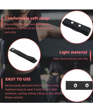 FITCENT Adjustable Elastic Band for Heart Rate Monitors | Compatible with Garmin Wahoo Polar H10 Coospo Magene Bryton LIVLOV - Buy Online on GoSupps.com